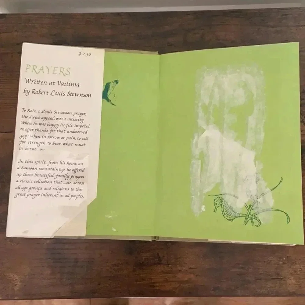First edition Robert Louis Stevenson book “Prayers”